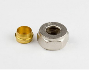 Фитинг компрессионный для медных труб 15 х 3/4" WESER