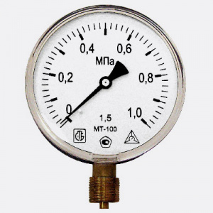 Манометр МТ- 63  16 кгс/см2 (12х1,5 метрич.) радиальный