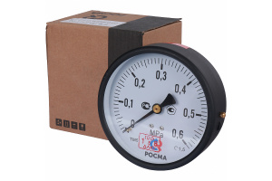 Манометр ТМ-510Т.00  Дк 100  0-0,6 МПа (1/2" трубная) тыльный