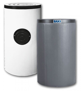 Baxi UBT 200 водонагреватель накопительный с белым кожухом, из эмалированной стали, емкостью 200 л напольный