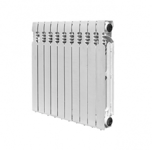 Радиатор чугунный Ogint 500/80 (10 секций) Qну=1240Вт RAL9016 