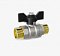 Кран шаровой   3/4" НН Ру40 бабочка LD Pride (18шт)